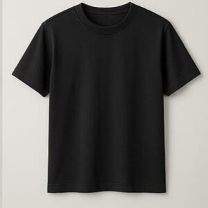men's premium cotton t shirt black